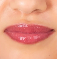 Raspberry Silk worn on lips